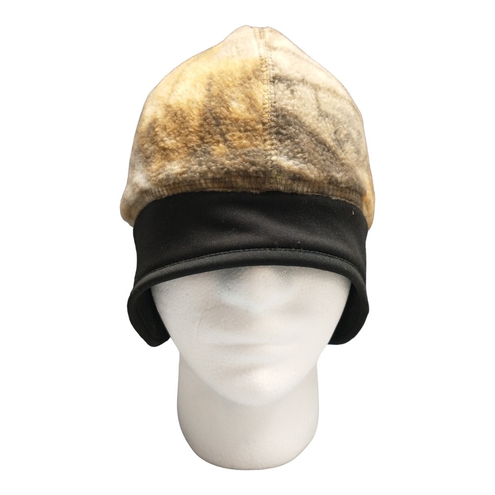 Hotmocs Beanie Hunting Hat Unisex One Size Brown Black Polyester Camo Ear Warmer
